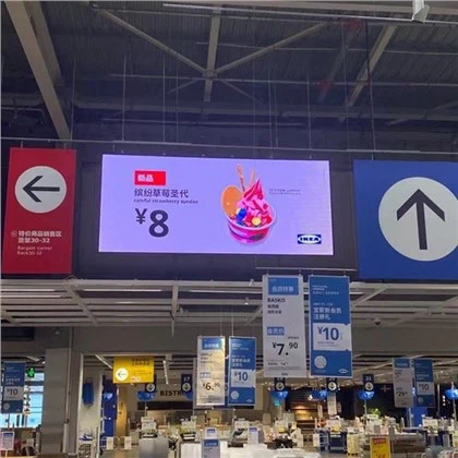 Внутренний коммерческий светодиодный дисплей Shop Signs P2